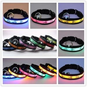 🆕Cute lighted ~LED Disney Pluto ~nylon dog collar